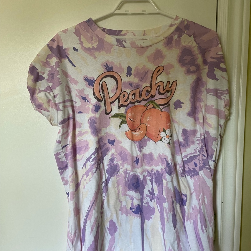 Boathouse / Harlow “Peachy” purple tyedye t-shirt